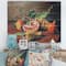 Designart - Vintage Still Life of Orange Fruits - Traditional Print on Natural Pine Wood